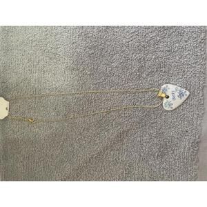 Heart-Shaped 'Betty' Pendant Necklace with Floral Design